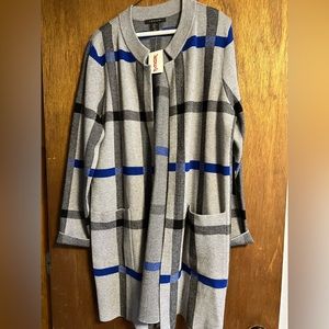 Tahari coatigan. NWT